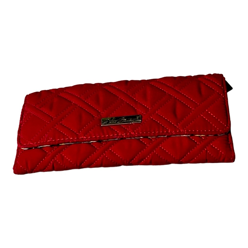 Vera Bradley Red Quilted Wallet.